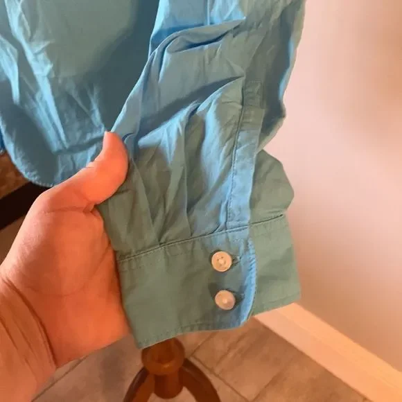 [Island Company] Blue Button Down Shirt - Size XL - Picture 3 of 6